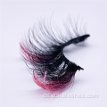 Full Strip Pink Sparkle gefälschte Wimpern mit Glitzer